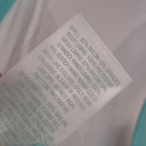 Kona SOL STRIPED BLUE ONE PIECE SWIMM SUIT 14 W NEW - Picture 8 of 8